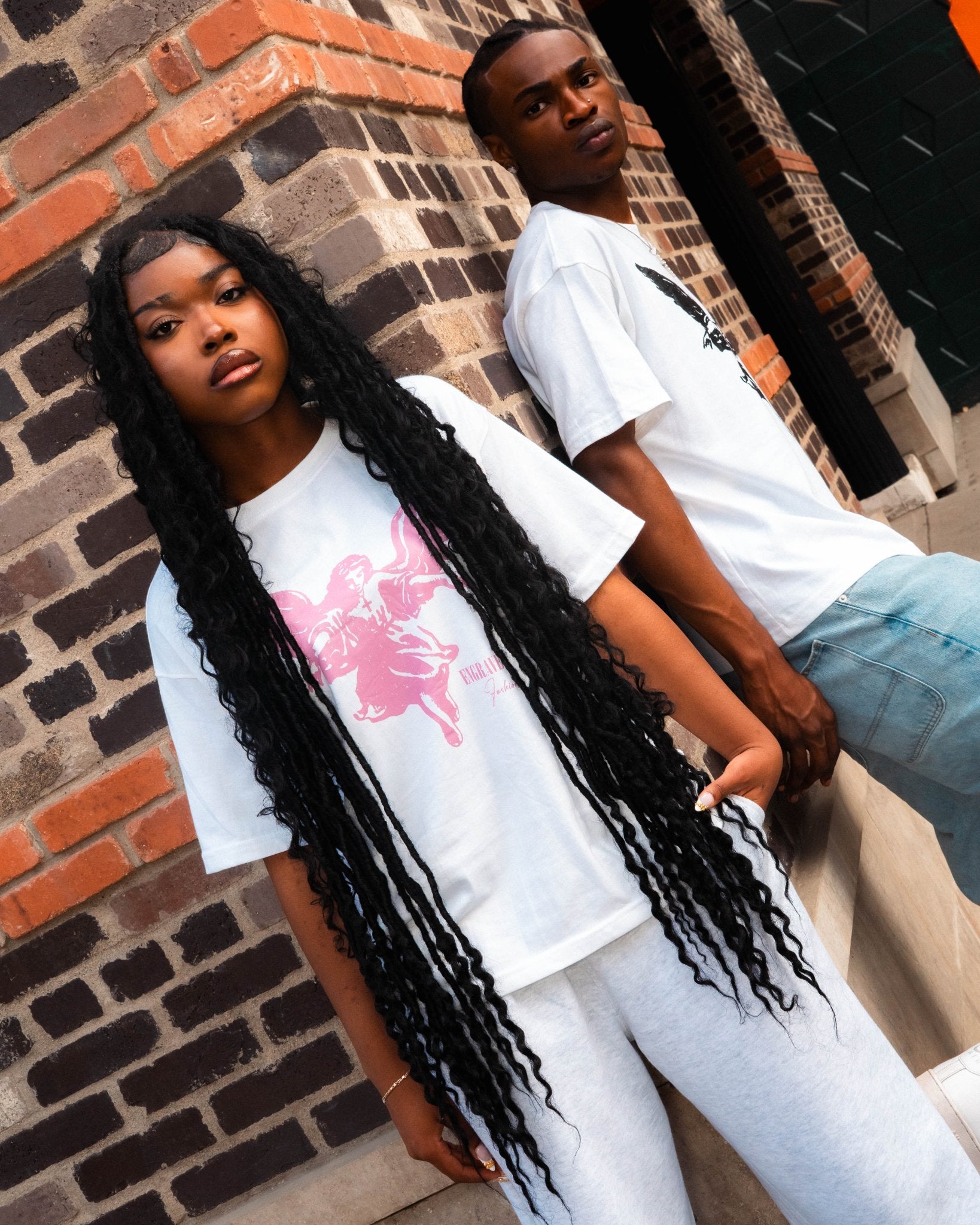 Pink "The Guardian" Tee - Engraved