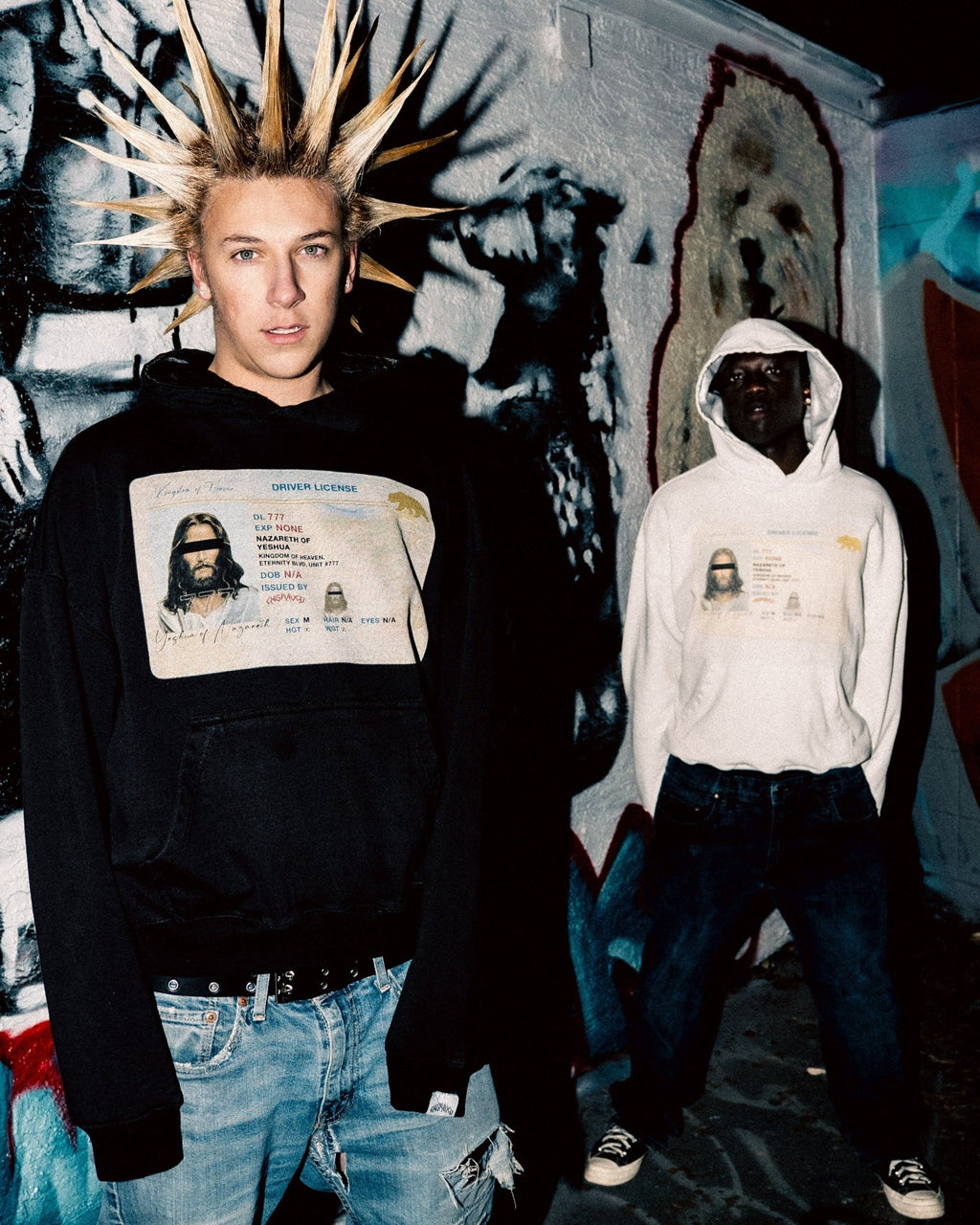 Black Driver's License Hoodie - Engraved