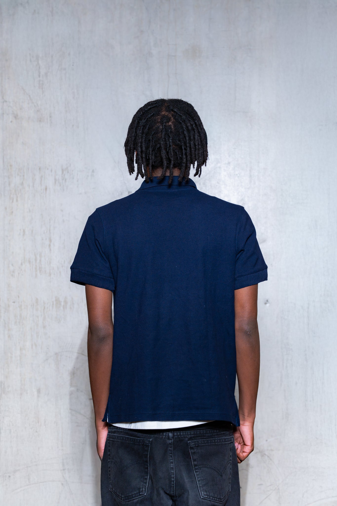 Navy "Engraved Fashion" Polo - Engraved