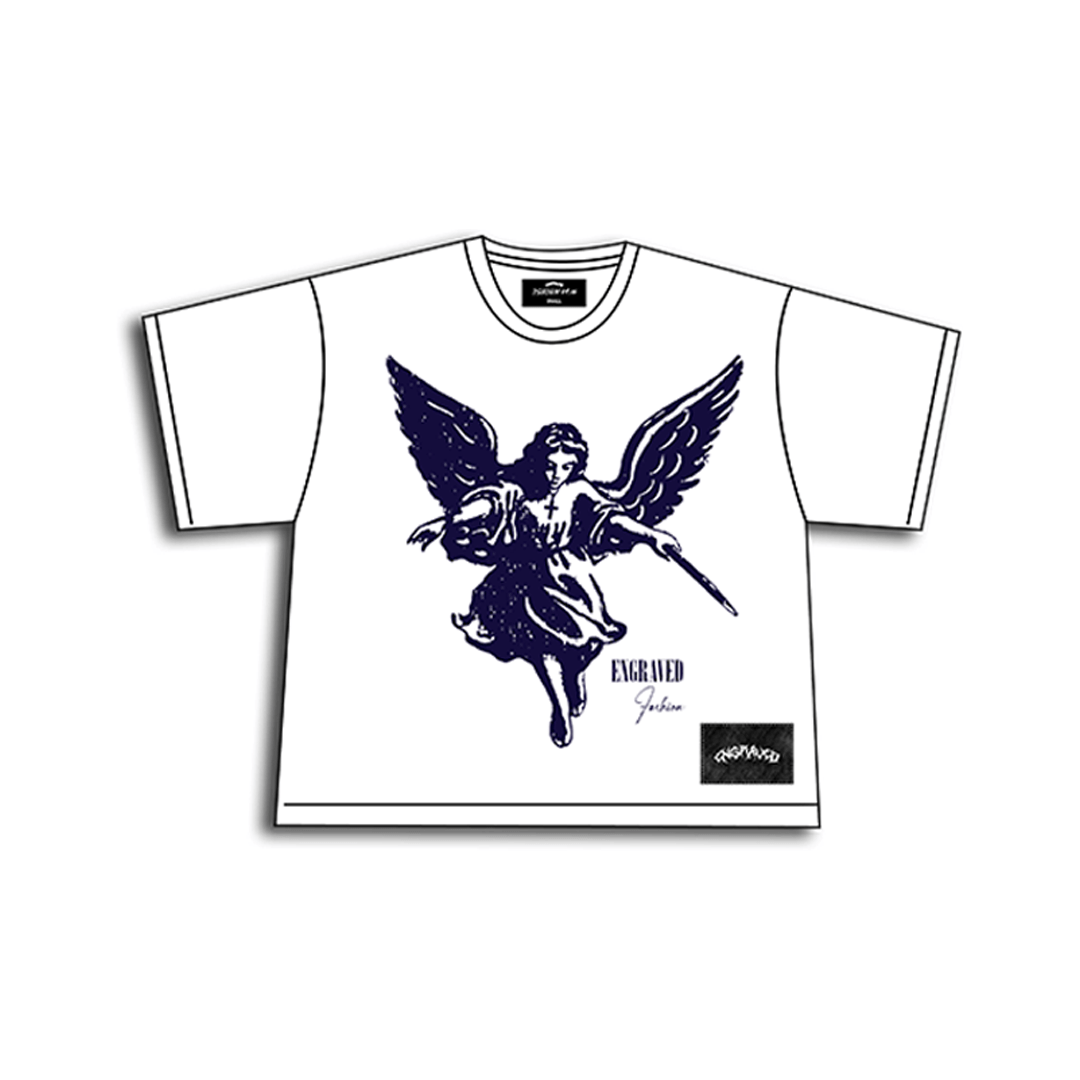 Navy "The Guardian" Tee - Engraved