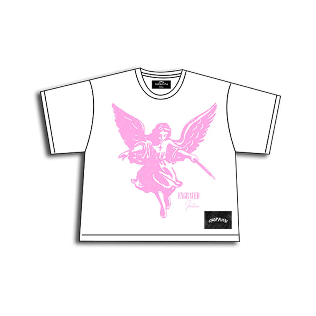 Pink "The Guardian" Tee - Engraved